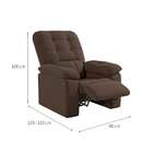 Poltrona Reclinável Estoril Marrom