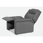 Poltrona Reclinável Etios Suede Amassado Cinza - Matrix