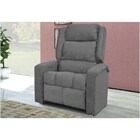 Poltrona Reclinável Etios Suede Amassado Cinza - Matrix