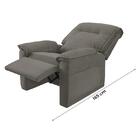 Poltrona Reclinável Goya Em Veludo