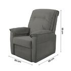 Poltrona Reclinável Goya Em Veludo