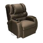 Poltrona Reclinável Imperial Motorizada Para Idoso Suede Mass