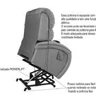 Poltrona Reclinável Imperial Motorizada Para Idoso Suede Mass