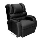 Poltrona Reclinável Imperial Motorizada Para Idoso Suede Mass