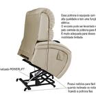 Poltrona Reclinável Imperial Motorizada Para Idoso Suede Mass