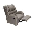 Poltrona Reclinável Imperial Suede Liso Cinza