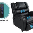 Poltrona Reclinável Imperial Zero Wall Balanço E Giro Massage
