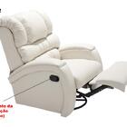 Poltrona Reclinável Imperial Zero Wall Balanço E Giro Massage