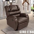 Poltrona Reclinável Imperial Zero Wall Com Balanço E Giro Cor