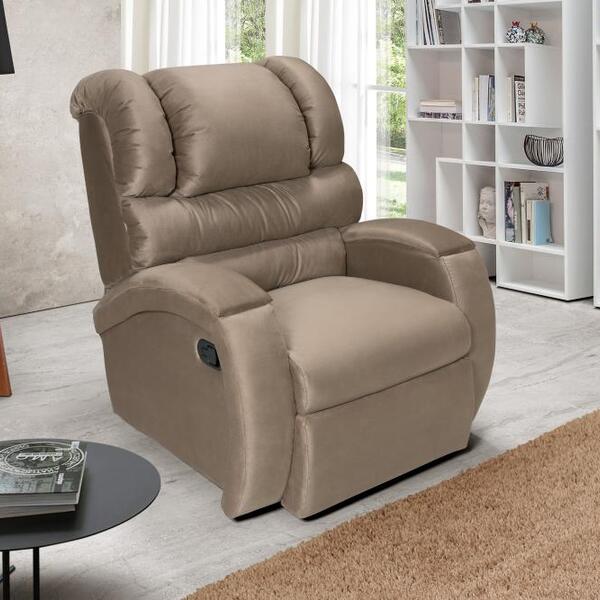 Poltrona Reclinável Imperial Zero Wall Com Balanço E Giro Sue