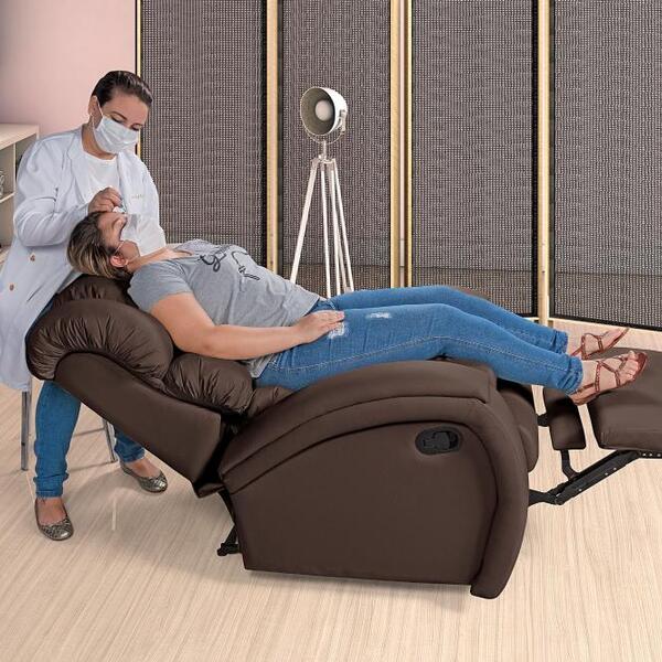 Poltrona Reclinável Imperial Zero Wall Corano Papai Lash Esté
