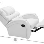 Poltrona Reclinável Imperial Zero Wall Corano Papai Lash Esté