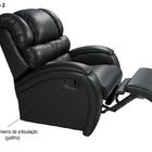 Poltrona Reclinável Imperial Zero Wall Corano Papai Lash Esté