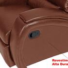 Poltrona Reclinável Imperial Zero Wall Corissimo Pinhão