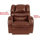 Poltrona Reclinável Imperial Zero Wall Corissimo Pinhão