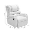 Poltrona Reclinável Imperial Zero Wall I Branca