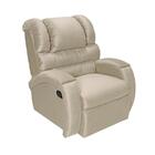 Poltrona Reclinável Imperial Zero Wall Suede Areia