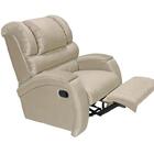 Poltrona Reclinável Imperial Zero Wall Suede Areia