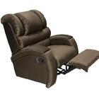 Poltrona Reclinável Imperial Zero Wall Suede Marrom