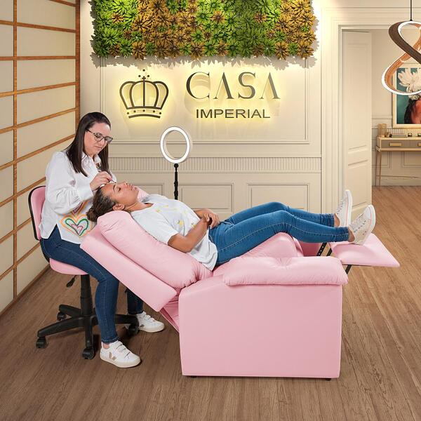 Poltrona Reclinável Lisboa Corano Papai Lash Estética Cílios