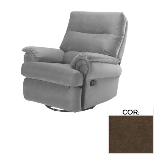 Poltrona Reclinável Mh-1217 Herval Estofada Motorizada Fosco