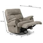 Poltrona Reclinável Mh-1217 Herval Estofada Sem Massageador V