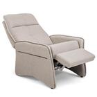Poltrona Reclinável Mh-3791 Herval Estofada Motorizada Bege C