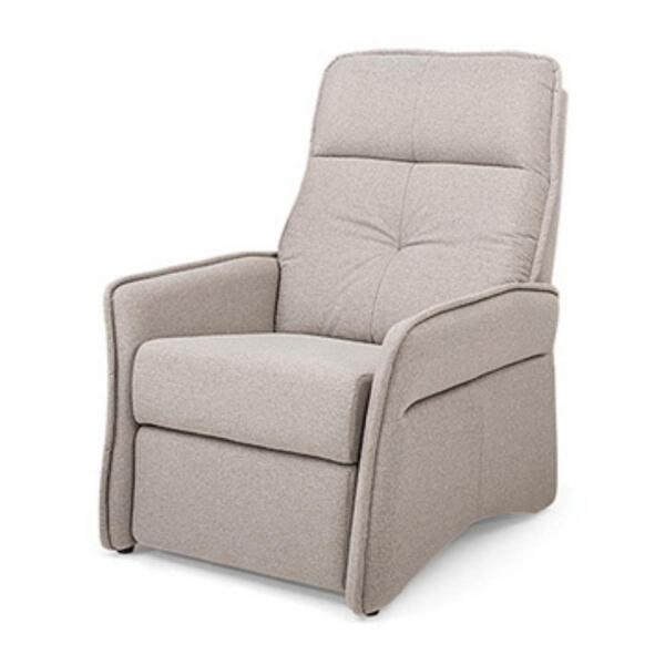 Poltrona Reclinável Mh-3791 Herval Estofada Motorizada Bege C