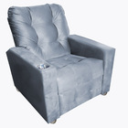 Poltrona Reclinável Moderno 2 Posições Londres Grafiite