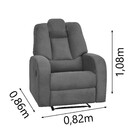 Poltrona Reclinável Montana Com 2 Estágios E 3 Posições Matrix