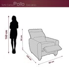 Poltrona Reclinável Mx-44 Pollo Marrom