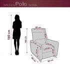 Poltrona Reclinável Mx-44 Pollo Marrom