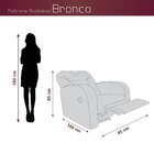 Poltrona Reclinável Mx-56 Bronco Matrix Rosê