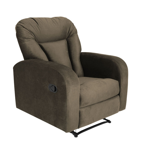 Poltrona Reclinável Mx-58 Bronco Veludo Jurkey Castor F440 -