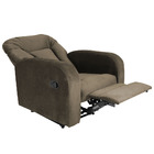 Poltrona Reclinável Mx-58 Bronco Veludo Jurkey Castor F440 -