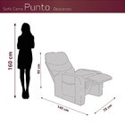 Poltrona Reclinável Mx-63 Punto Cinza