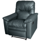 Poltrona Reclinável Olga Sintetico Preto
