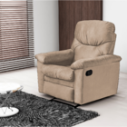 Poltrona Reclinável Olga Veludo Light Bege