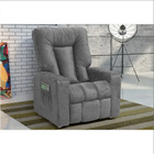 Poltrona Reclinável Pallas Mx-5 Suede Amassado Cinza G23 - Ma