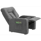 Poltrona Reclinável Pallas Mx-5 Suede Amassado Cinza G23 - Ma