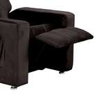Poltrona Reclinável Pallas Suede Marrom