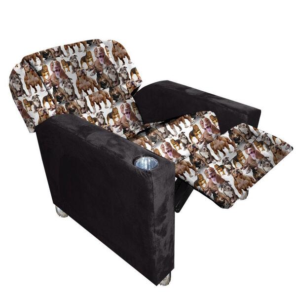 Poltrona Reclinável Papai E Mamãe Com Porta Copo Texas