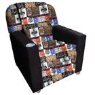 Poltrona Reclinável Papai E Mamãe Com Porta Copo Texas