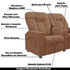 Poltrona Reclinável Para Cinema 2 Lugares Sora Veludo Terraco