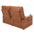 Poltrona Reclinável Para Cinema Parma 2 Lugares Baú Usb Pu Br