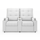 Poltrona Reclinável Para Cinema Parma 2 Lugares Baú Usb Pu Br