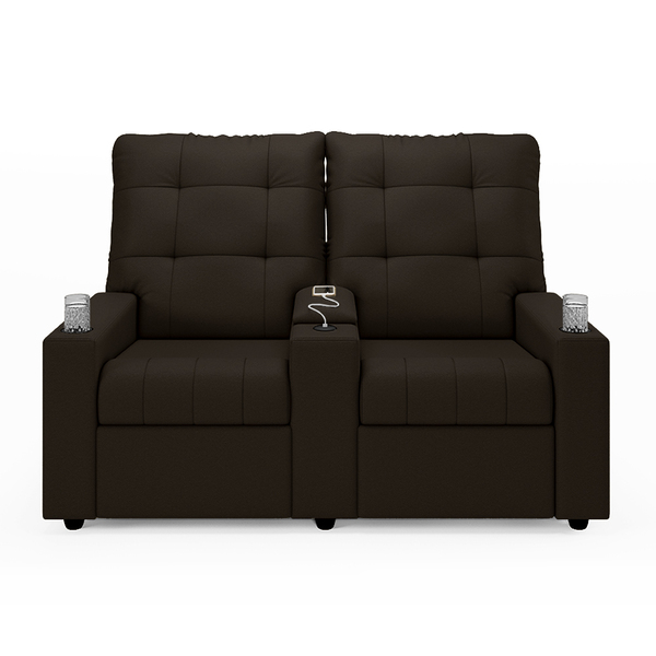 Poltrona Reclinável Para Cinema Parma 2 Lugares Baú Usb Pu Fh