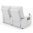 Poltrona Reclinável Para Cinema Parma 2 Lugares Baú Usb Pu Fh