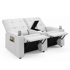 Poltrona Reclinável Para Cinema Parma 2 Lugares Baú Usb Pu Fh