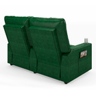 Poltrona Reclinável Para Cinema Parma 2 Lugares Baú Usb Pu Fh